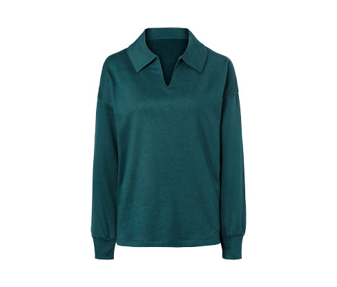 Tchibo - Lounge-Sweatshirt - Damen - Gr. S - grün