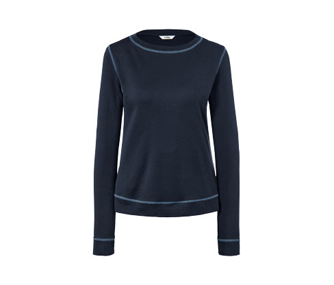 Tchibo - Langarmshirt - Damen - Gr. XL - dunkelblau