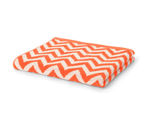 Tchibo - Jacquard-Badetuch - orange