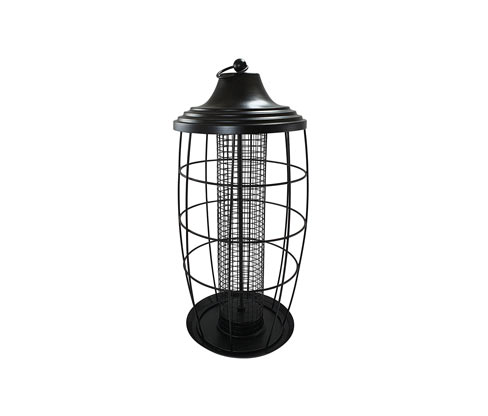 Tchibo - Futtersäule mit Gitter - schwarz