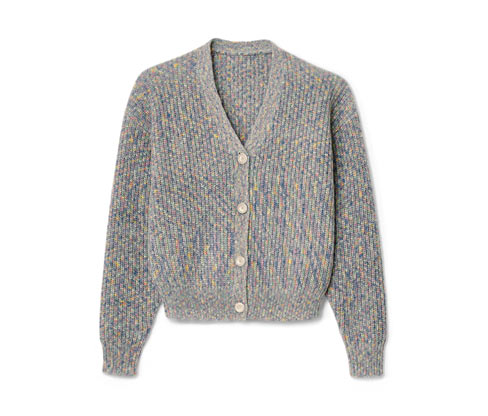 Tchibo - Kinder-Strickjacke mit Wolle - Mädchen - Gr. 134/140 - mehrfarbig