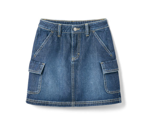 Tchibo - Kinder-Jeans-Rock - Mädchen - Gr. 158/164 - dunkelblau