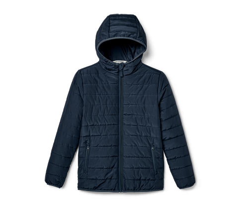 Tchibo - Kinder-Steppjacke - Herren - Gr. 110/116 - silber