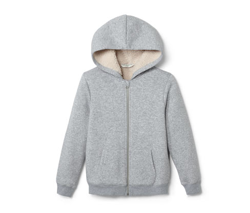 Tchibo - Kinder-Sweat-Jacke - Herren - Gr. 158/164 - creme