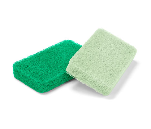 Tchibo - 2 Silikonschwämme - dunkelgrün