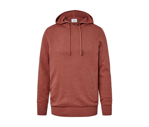 Tchibo - Strick-Hoodie - Herren - Gr. XXL - terrakotta