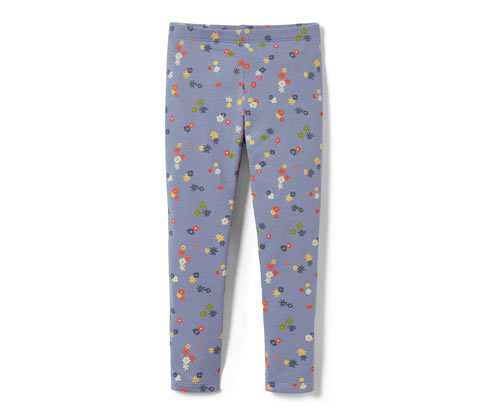 Tchibo - Baby-und-Kleinkind-Leggings - Mädchen - Gr. 122/128 - lila/geblümt