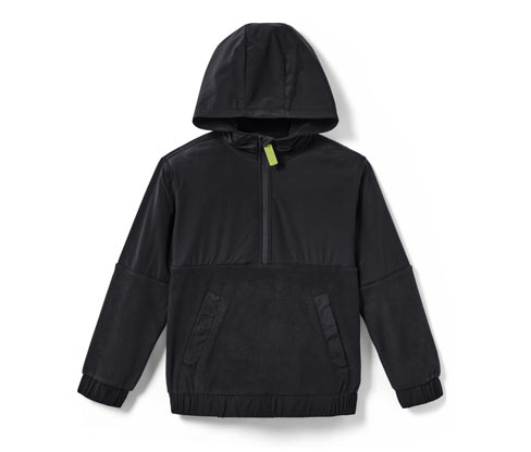 Tchibo - Kinder-Fleecesweater - Gr. 170/176 - schwarz