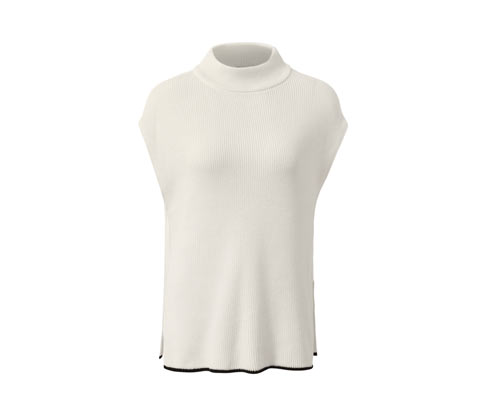 Tchibo - Strick-Pullunder - Damen - Gr. L - creme