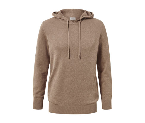 Tchibo - Strick-Hoodie - Herren - Gr. S - braun