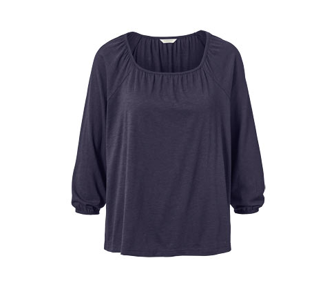 Tchibo - Blusenshirt mit 3/4-Arm - Damen - Gr. S - dunkelblau