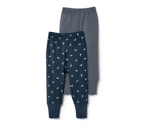Tchibo - 2 Baby-Sweathosen - Baby - Gr. 62/68 - dunkelblau