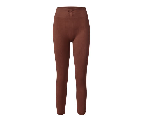 Tchibo - 7/8-Seamless-Funktions-Sporttights - Damen - Gr. L - dunkelrot
