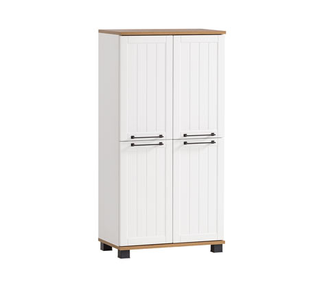 Thumbnail - Tchibo - Highboard »Jelda« - 60x32,5x117cm - schwarz - Holz / Metall / Kunststoff