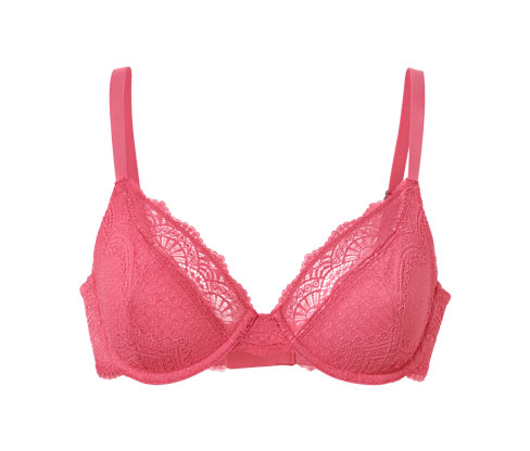 Tchibo - Bügel-BH mit Spitze - Damen - Gr. 80B - pink