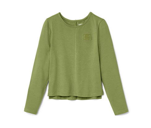 Tchibo - Kinder-Langarmshirt - Mädchen - Gr. 134/140 - hellgrün