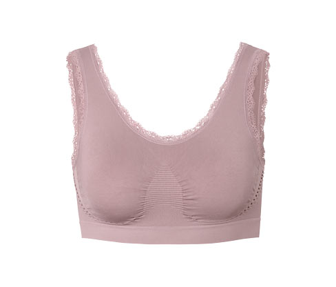 Thumbnail - Tchibo - Seamless-Bustier - Damen - Gr. S - rosé