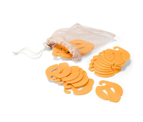 Tchibo - 20 Socken-Clips - orange