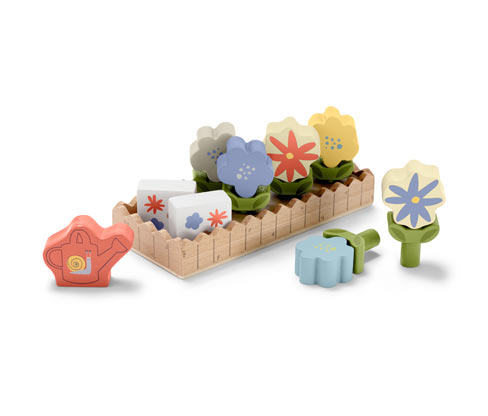 Tchibo - Holz-Steckblumenbeet - mehrfarbig