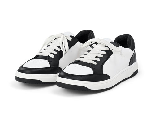Tchibo - Leder-Sneaker - Damen - Gr. 38 - schwarz