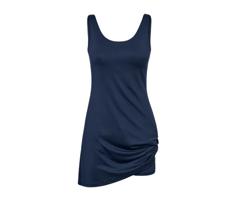 Tchibo - Sportkleid mit Radlerhose - Damen - Gr. XL - dunkelblau