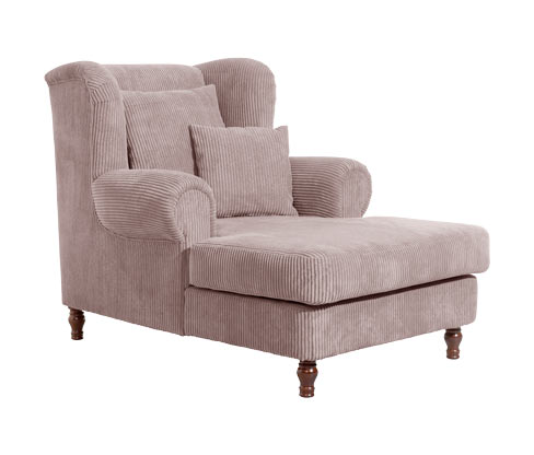 Tchibo - Big-Sessel »Madeleine« - 103x149x103cm - nussbaum - Polyester / Holz / Buchenholz
