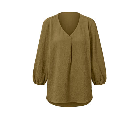 Tchibo - Tunika-Bluse - Damen - Gr. 44 - olivgrün