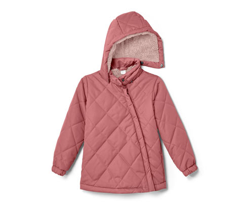 Tchibo - Kinder-Steppjacke - Mädchen - Gr. 86/92 - dunkelrosa