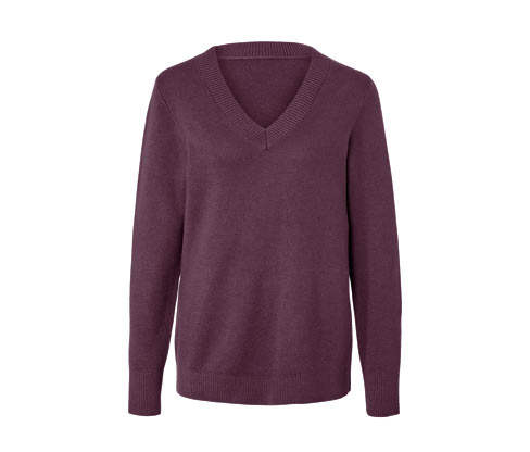 Thumbnail - Tchibo - Strickpullover - Damen - Gr. M - dunkellila