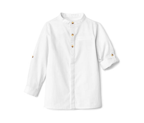 Tchibo - Kinder-Oxford-Hemd - Baby - Gr. 74/80 - weiß