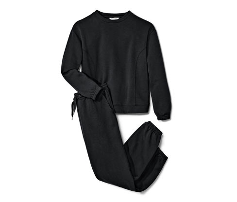 Tchibo - Loungewear-Anzug - Damen - Gr. M - schwarz