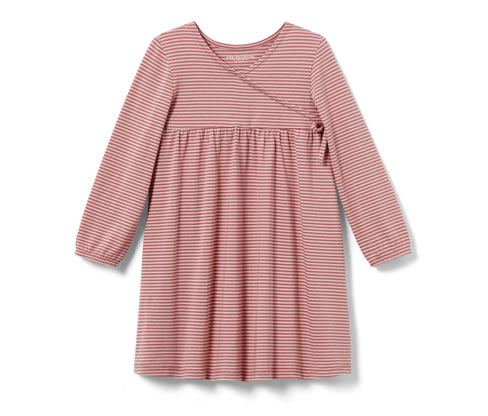Tchibo - Kinder-Jerseykleid - Mädchen - Gr. 110/116 - dunkelrosa