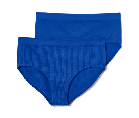 Tchibo - 2 Seamless-Pantys - Damen - Gr. S - dunkelblau