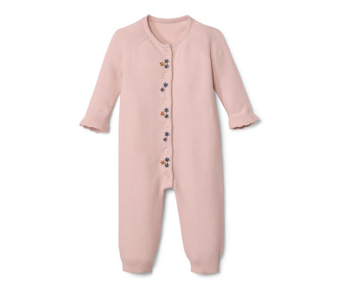 Tchibo - Baby-Strickoverall - Mädchen - Gr. 86/92 - rosa