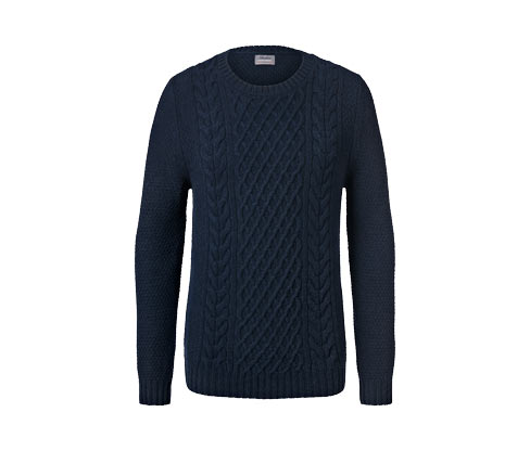 Tchibo - Strickpullover - Herren - Gr. S - dunkelblau