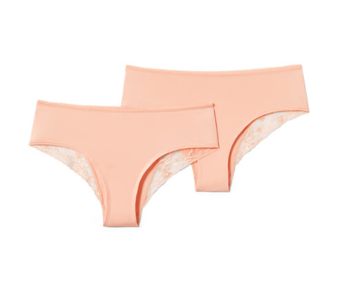 Tchibo - 2 Hipster - Damen - Gr. XL - apricot