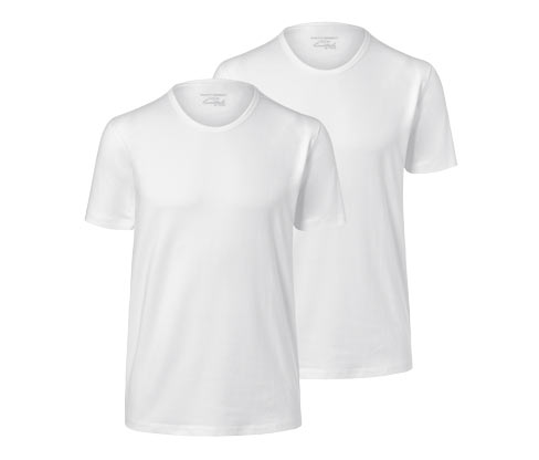 Tchibo - 2 Jersey-Halbarm-Unterhemden - Herren - Gr. Xxl/8 - weiß