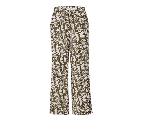 Tchibo - Bedruckte Schlupfhose - Damen - Gr. 44 - creme/print