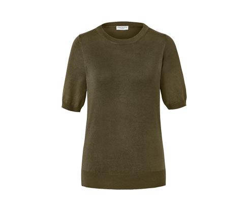 Tchibo - Feinstrickpullover - Damen - Gr. S - khaki