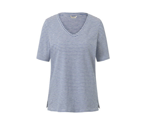 Tchibo - Gestreiftes Shirt - Damen - Gr. S - blau/gestreift