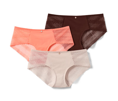 Tchibo - 3 Pantys - Damen - Gr. XL - creme