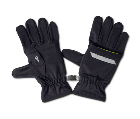 Tchibo - 2-in-1-Laufhandschuhe - Herren - Gr. 6,5 - gelb