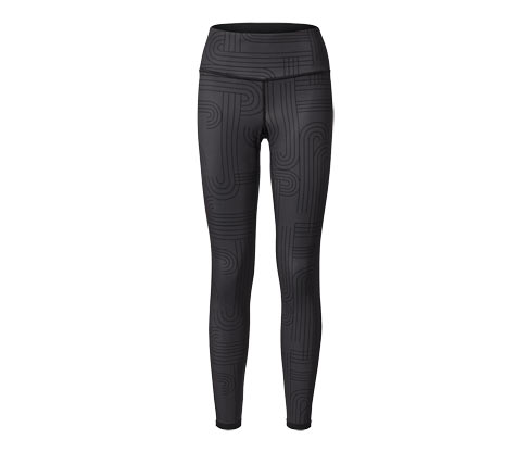 Tchibo - Wende-Sporttight - Damen - Gr. XL - anthrazit/print