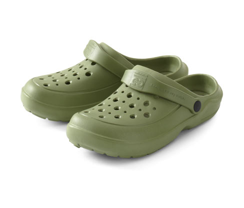 Tchibo - Unisex-Clogs - Herren - Gr. 40 - olivgrün