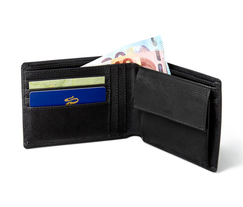 Leder-Portemonnaie