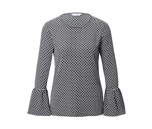 Bluse mit Volant-Ärmeln