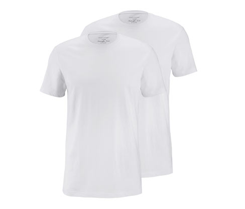 2 T-Shirts mit Rundhalsausschnitt