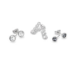 Ohrstecker-Set verziert mit Swarovski® Kristallen