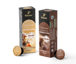 Set aus 10er Kapseln Espresso Buttertoffee und Double Choc