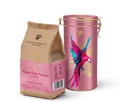 Rarität des Jahres »Paraíso Pink Bourbon« inkl. Kaffeedose - 250 g Ganze Bohne